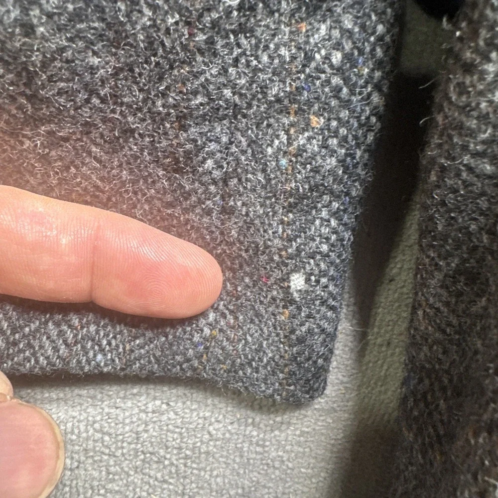 Bert Pulitzer Lambswool‎ Tweed Blazer Gray Classic Sport Coat Men's 42R